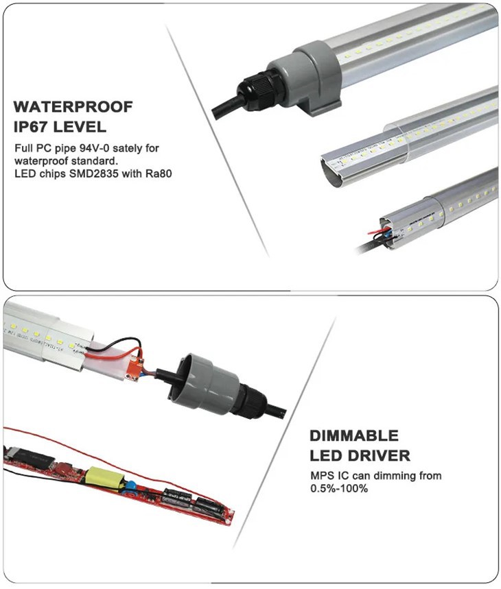 T12 IP67 LED Tubular Light