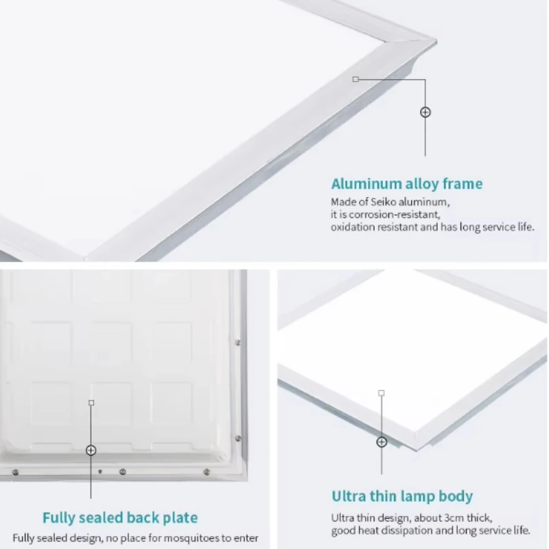 Square Ultra IP65 SMD2835 Waterproof LED Panel Lights Square Ultra IP65 SMD2835 Waterproof LED Panel Lights